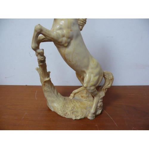 7 - Possibly Resin Horse Statue/Ornament, 36cm