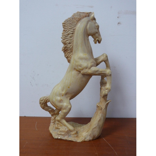 7 - Possibly Resin Horse Statue/Ornament, 36cm