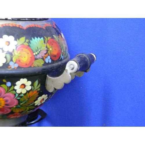 9 - Electric Hand Painted Samovar / Urn, 45cm