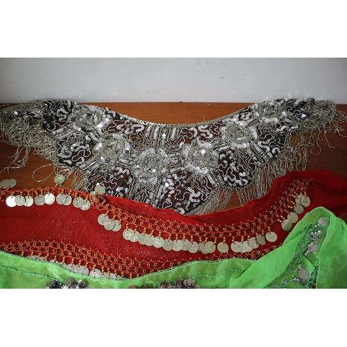 167 - Collection of Belly Dancing Skirts