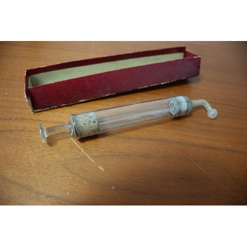 168 - Vintage Glass Medical Tube in box