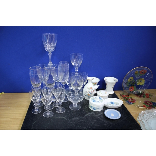 220 - Mixed Lot including Glass, Wedgwood