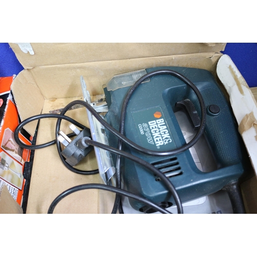 229 - Black & Decker 370W Jigsaw, 500W Drill & 240 Volt Drill Set