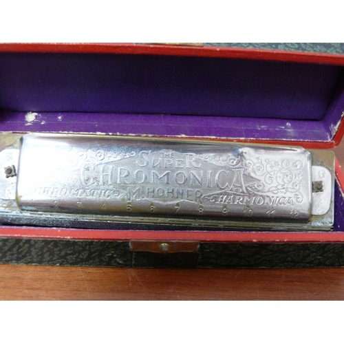 260 - The Super Chromonica M.Hohner Chromatic Harmonica, Box AF