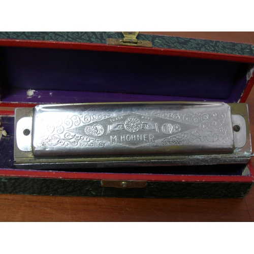 260 - The Super Chromonica M.Hohner Chromatic Harmonica, Box AF