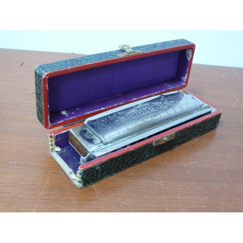 260 - The Super Chromonica M.Hohner Chromatic Harmonica, Box AF