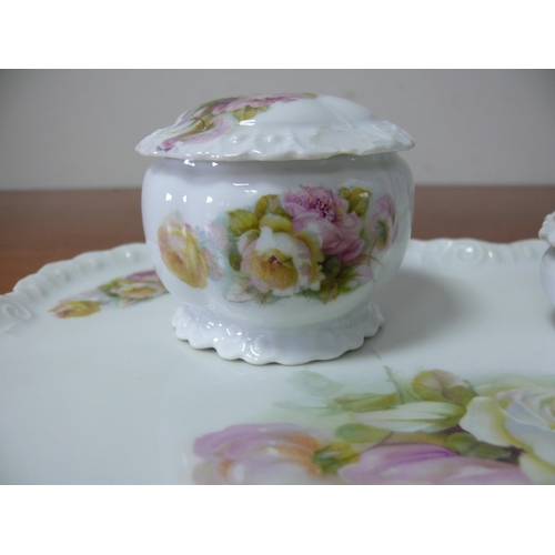 274 - Victoria Pottery Floral Set