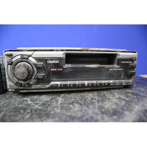 291 - 2 Car Stereos, Pioneer & Clarion, Untested