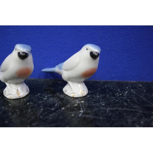 341 - Pair of Ceramic Bird USSR (Small)