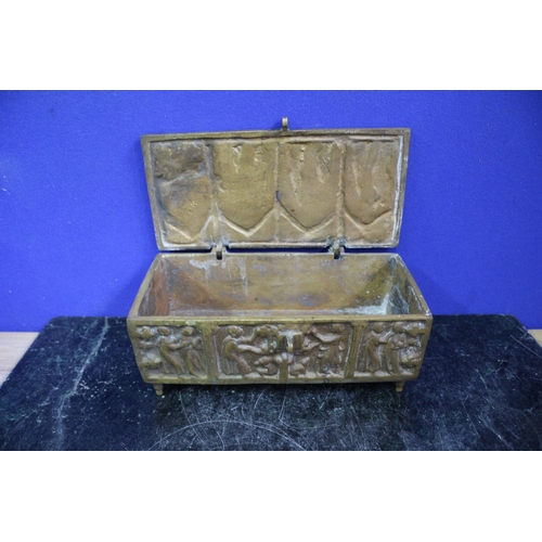 347 - Heavy Brass Box , 3.4kg