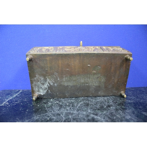 347 - Heavy Brass Box , 3.4kg