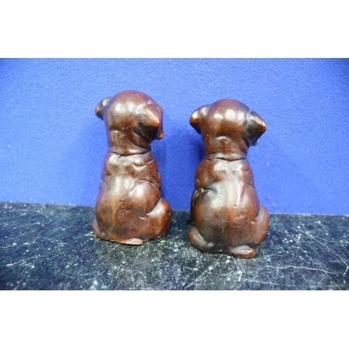 393 - Pair of Priory Casting Dogs, 8.5cm Tall