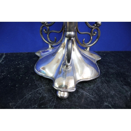 396 - Silver Plated James Deakin & Sons Epergne