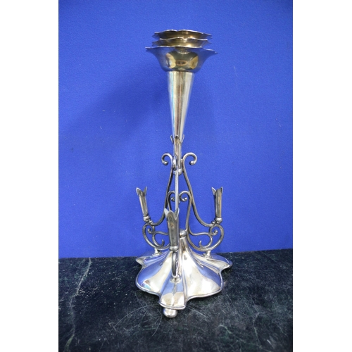 396 - Silver Plated James Deakin & Sons Epergne