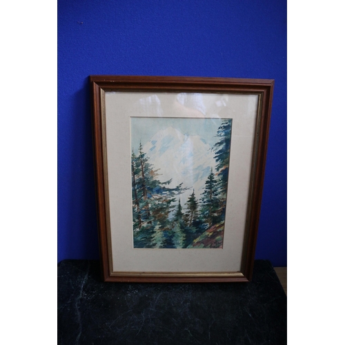 416 - Watercolour of Forest, 1927, 33.5 x 44.5cm