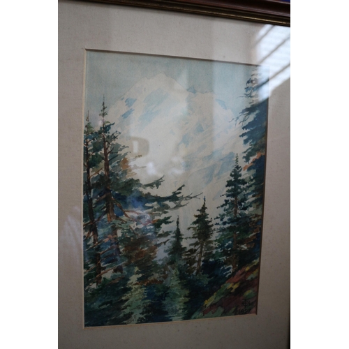 416 - Watercolour of Forest, 1927, 33.5 x 44.5cm