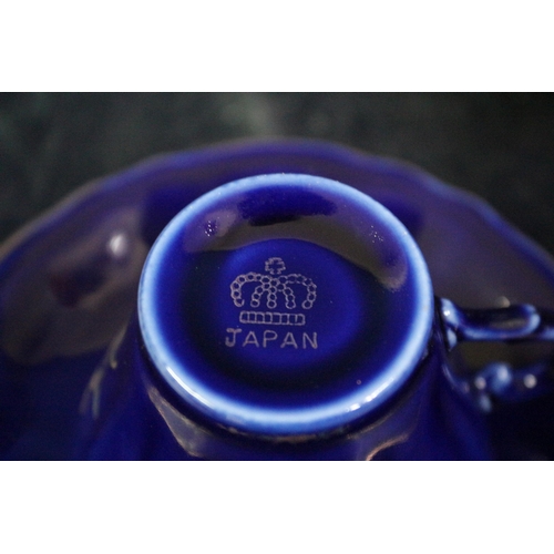 443 - Blue Japanese Tea Set, Set of 6