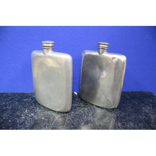 449 - Pair of Metal James Dixon & Sons of Sheffield Hip Flasks