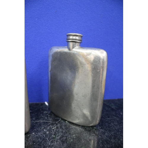 449 - Pair of Metal James Dixon & Sons of Sheffield Hip Flasks