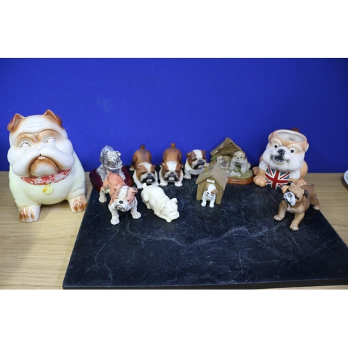 475 - Collection of Bulldog Figures and Items