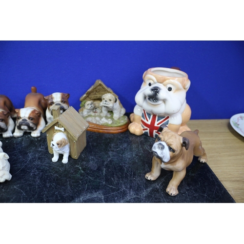 475 - Collection of Bulldog Figures and Items