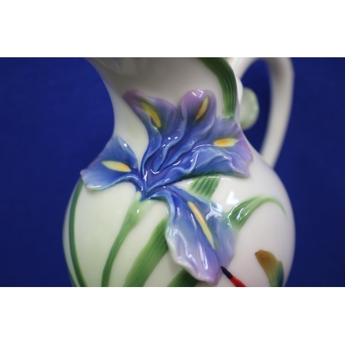 497 - Franz Blue Iris Small, 11.5cm