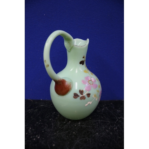 504 - Hand Painted, Believed to be Victorian Custard Jug, 13.5cm