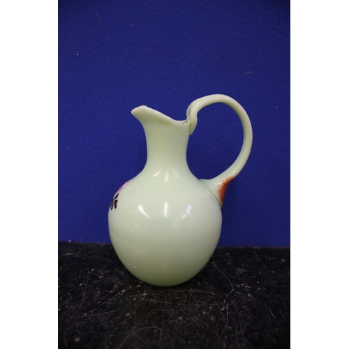 504 - Hand Painted, Believed to be Victorian Custard Jug, 13.5cm