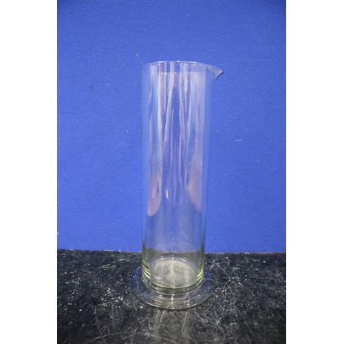 507 - Aged Large Glass Beaker, 23cm