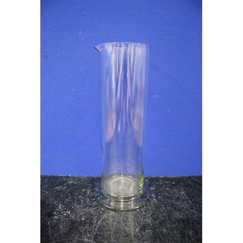 507 - Aged Large Glass Beaker, 23cm