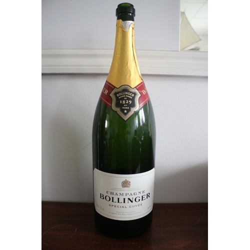 527 - Large - 48cm Tall - 300cl Bottle of Bollinger Champagne (Empty)