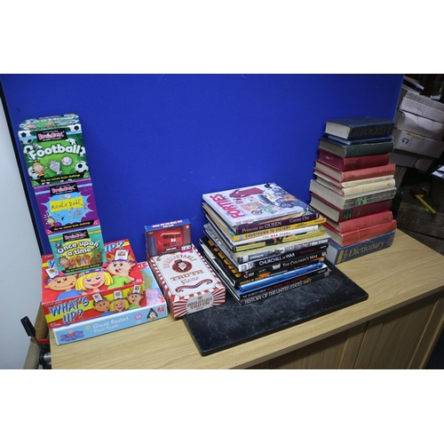 542 - Mixed Lot Comprising of Games and Books, Several Militaria