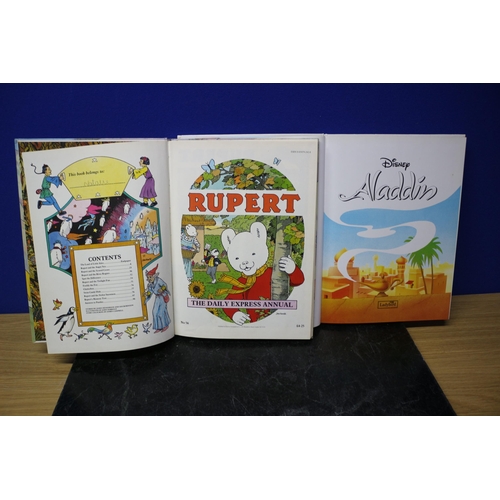 572 - Rupert Bear 1991 Annual & Aladdin