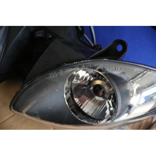 645 - Piaggio Scooter Headlights with Box, untested