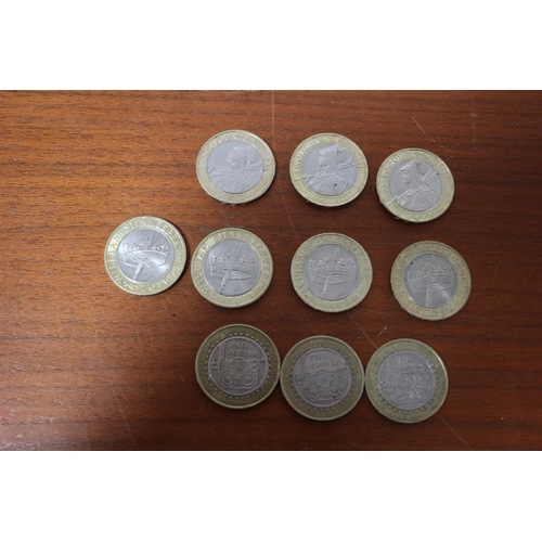 655 - Collection of Collectable £2 Coins (10)