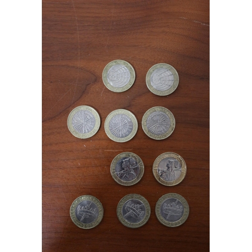 656 - Collection of Collectable £2 Coins (10)