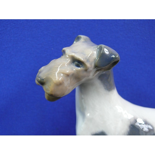 100 - Royal Copenhagen Terrier Dog, has had a previous repair