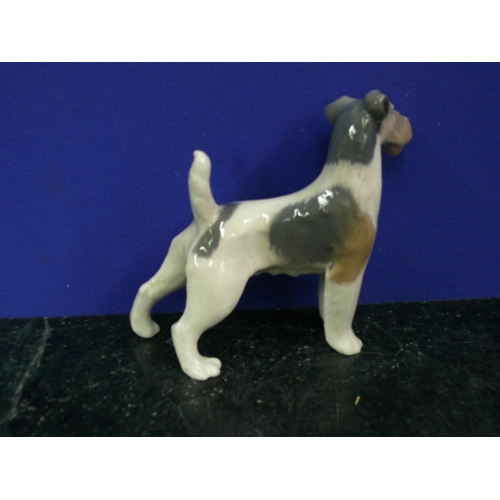 100 - Royal Copenhagen Terrier Dog, has had a previous repair