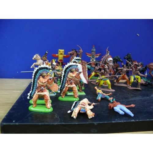 97 - Cowboys and Indians figures, including Britain’s