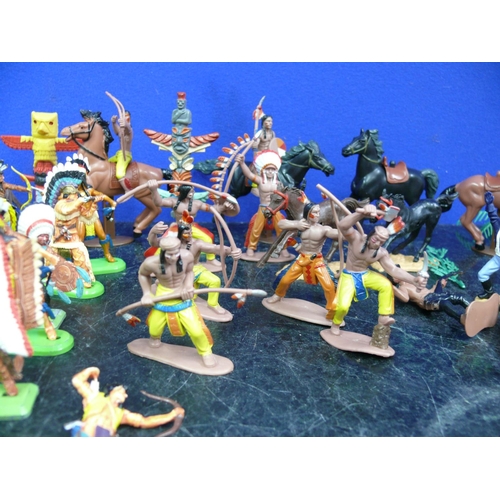 97 - Cowboys and Indians figures, including Britain’s