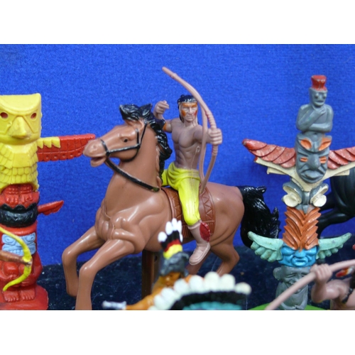 97 - Cowboys and Indians figures, including Britain’s