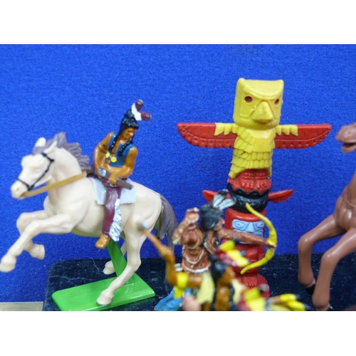 97 - Cowboys and Indians figures, including Britain’s