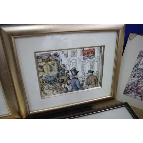 153 - 2 Anton Pieck Prints