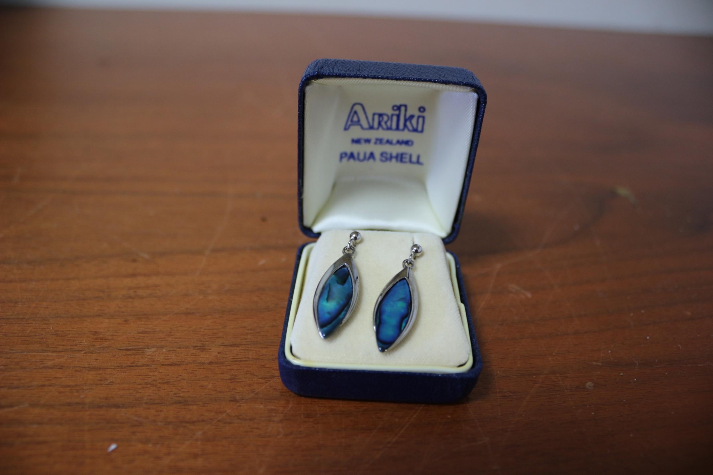 Ariki paua sale shell earrings