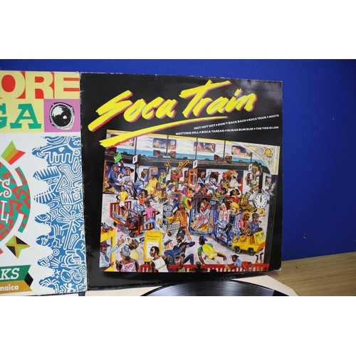 118 - x2 Reggae Albums Including 'Hardcore Ragga' The Music, Works Dance Hall Hits and Soca Train