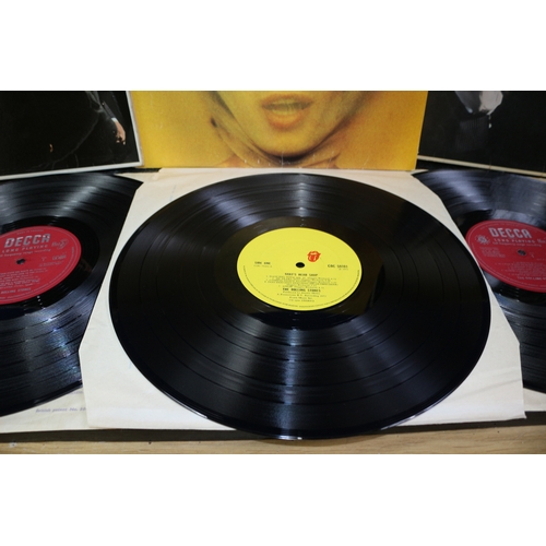 120 - 3x Rolling Stones Albums Including 'Goats Head Soup' and 'The Rolling Stones'