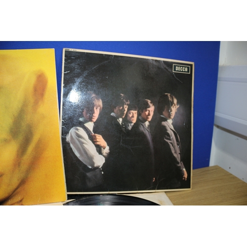 120 - 3x Rolling Stones Albums Including 'Goats Head Soup' and 'The Rolling Stones'