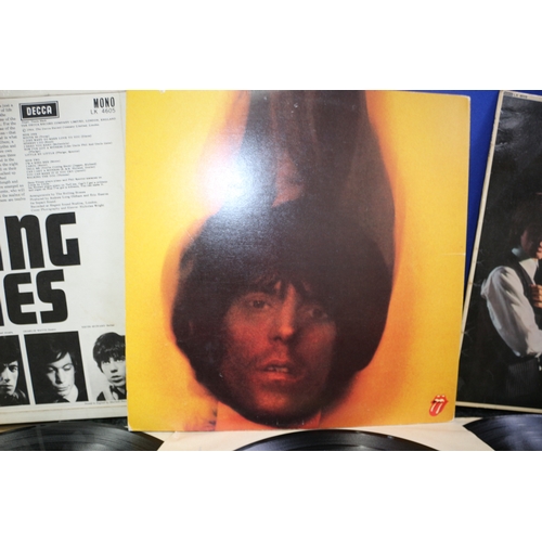 120 - 3x Rolling Stones Albums Including 'Goats Head Soup' and 'The Rolling Stones'