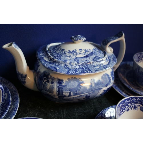 135 - Spode Blue and White Part Tea Set and Other Blue and White, Some A/F