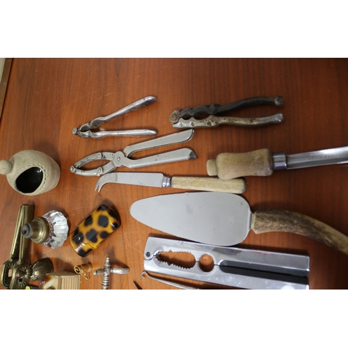 2 - Mixed Lot Including Brass Horse, Singer Scissors, Leather Tools etc.